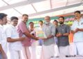 നെൽകൃഷി വിളവെടുപ്പ് കൈമാറ്റവും ജനസൗഹൃദ ഹരിത ഓഫിസുകളുടെ പ്രഖ്യാപനവും നടന്നു